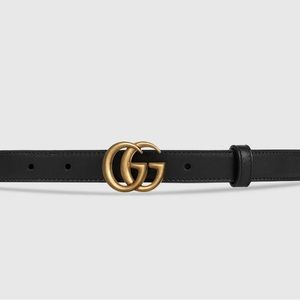 Black Gucci belt in perfect condition